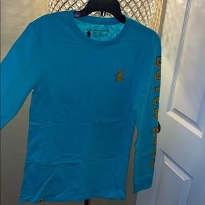 DUTCH BROS. Teal Long sleeve